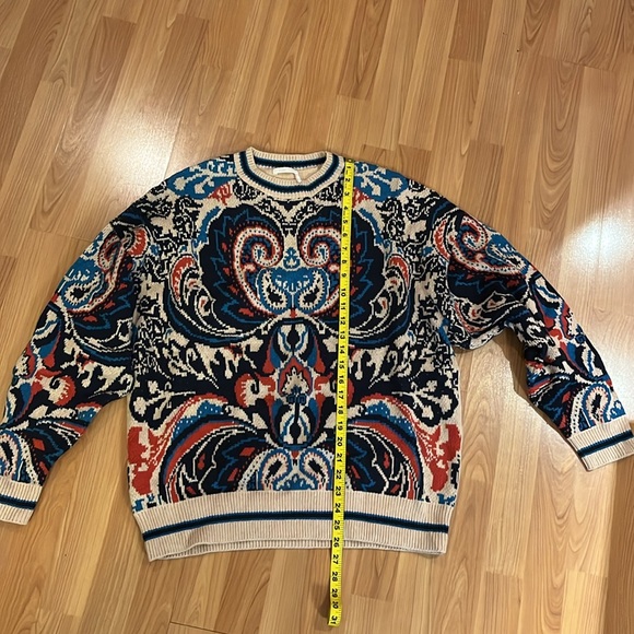 See By Chloé Paisley Motif Sweater. Brown (pink?). Size medium. - Picture 5 of 9